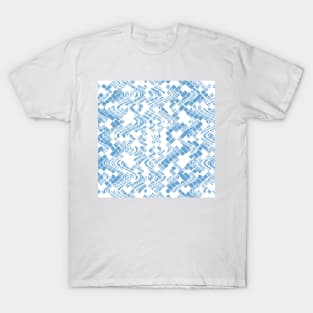 Classic Blue Abstract T-Shirt